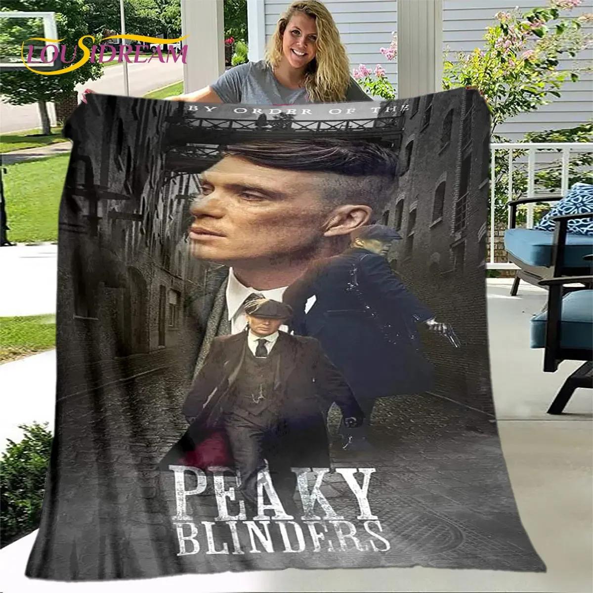 

P-Peaky Blinders Tommy Shelby Soft Plush Blanket,Flannel Blanket Throw Blanket for Living Room Bedroom Bed Sofa Picnic Cover Kid 30x40in