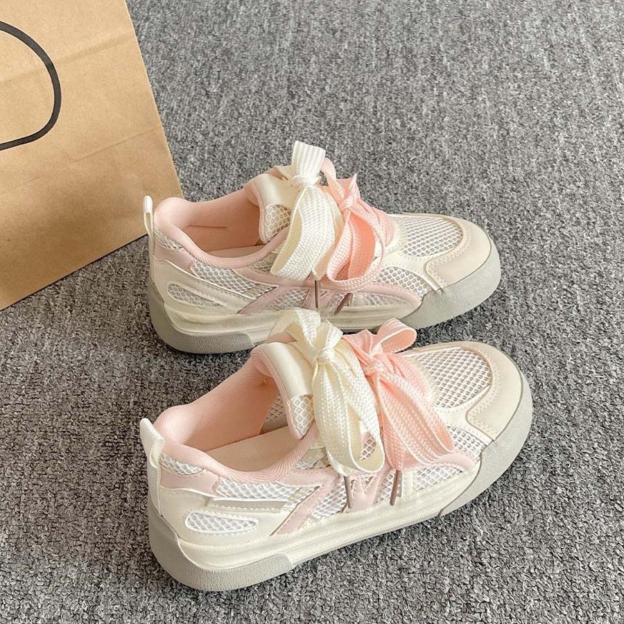 Summer Dexun board shoes breathable mesh mesh shoes new with skirt casual sports shoes