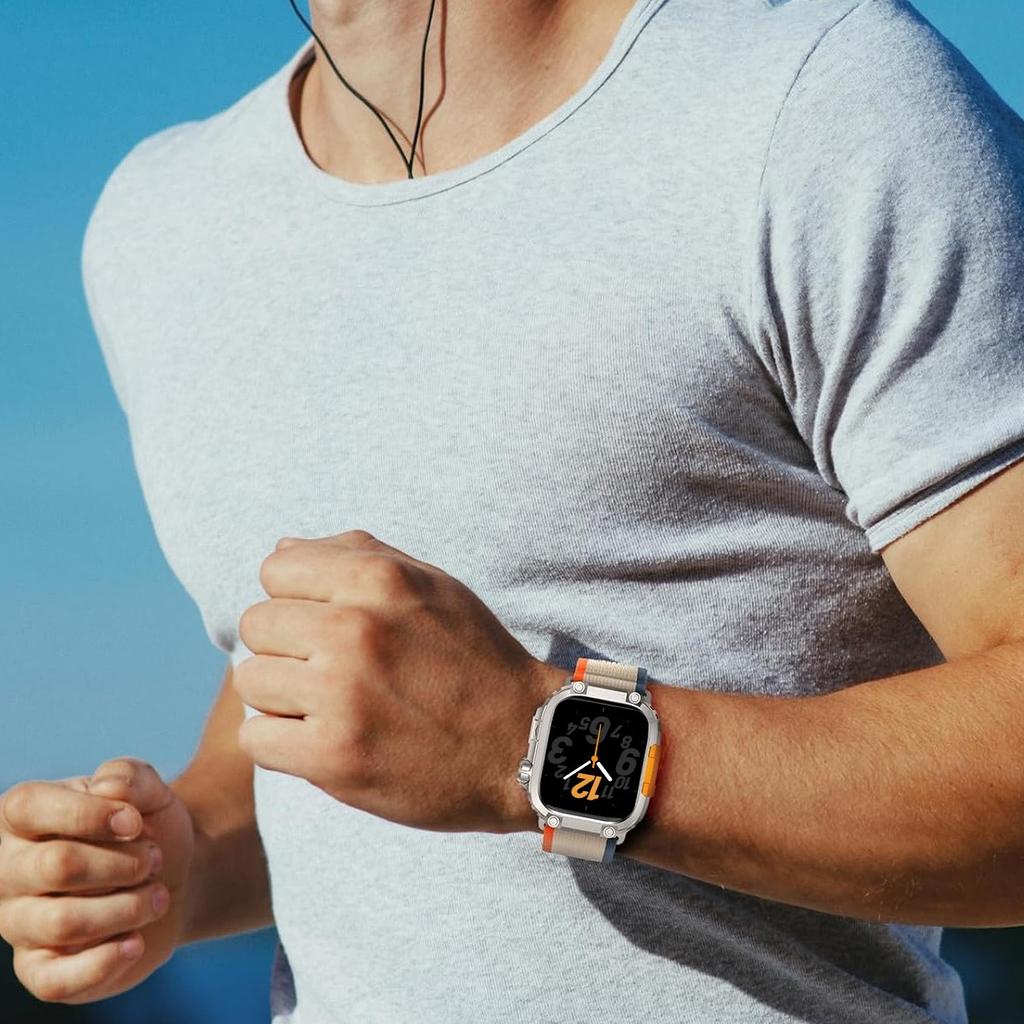 Luxury Alloy Watch Case for Apple Watch Series11 46mm Metal Frame Protection Shell Cover For Iwatch 11 10 46MM Case Accessories
