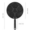 5 Round Holes Frying Pan Non Stick Eggs Cooking Pan Home Kitchen Cookware for Breakfast
