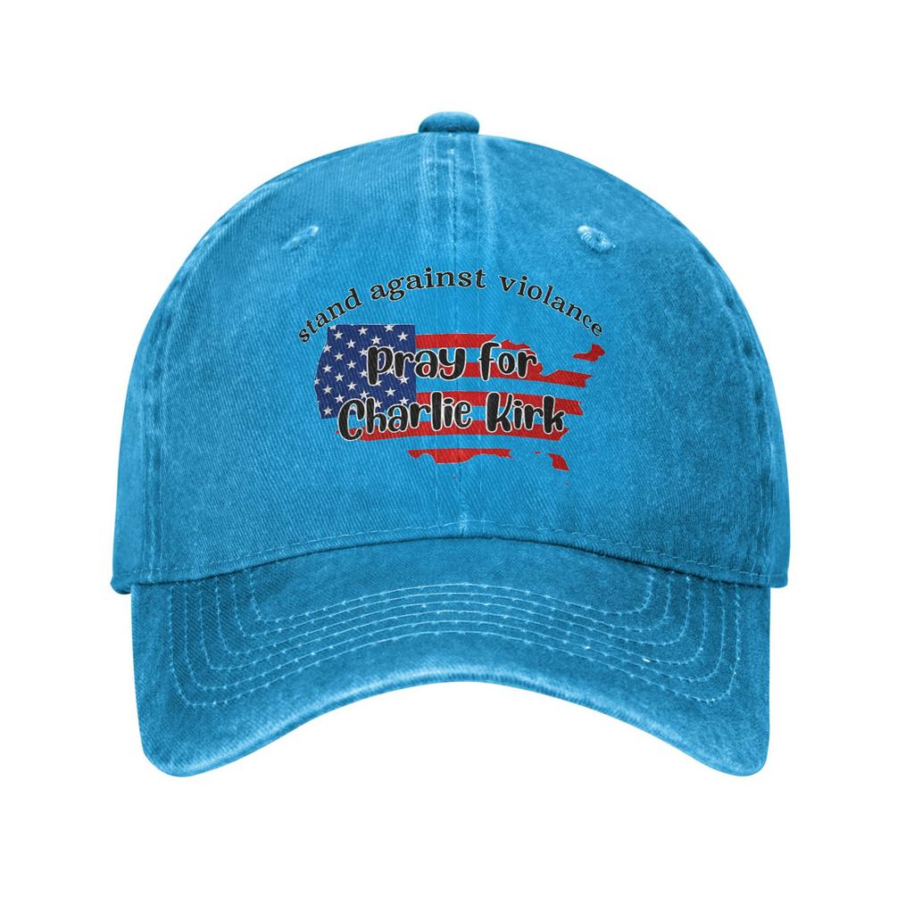 Charlie Kirk Baseball Cap Sun  Tennis Skate High Quality Washed Trucker Hat Men Women y2k Cute Design Snapback Cap