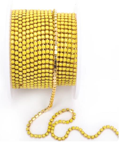 Weichen Specializes In Protein Color Electrophoresis Claw Chain Ceramic Single Row Rhinestone Chain Diy Jewelry Accessories Clothing Accessories