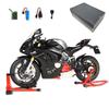 1/6 Ducati V4SP2 Rennmotorrad Legierung Druckgussmodell Dynamischer Kupplungsornament Spielzeug für Jungen Geburtstagsgeschenk für Freunde