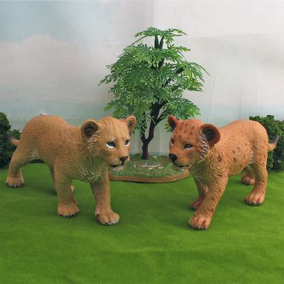 Miniature Lion Model Realistic Wild Forest Animal Figurine Boys Girls Educational Toy Home Bookshelf Desk Decoration Ornament
