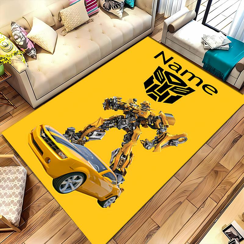 Custom personalization Bumblebee Area Rug - Perfect For Kitchen, Bathroom,Laundry Room Decor Large Size Available,Gift All Seasons