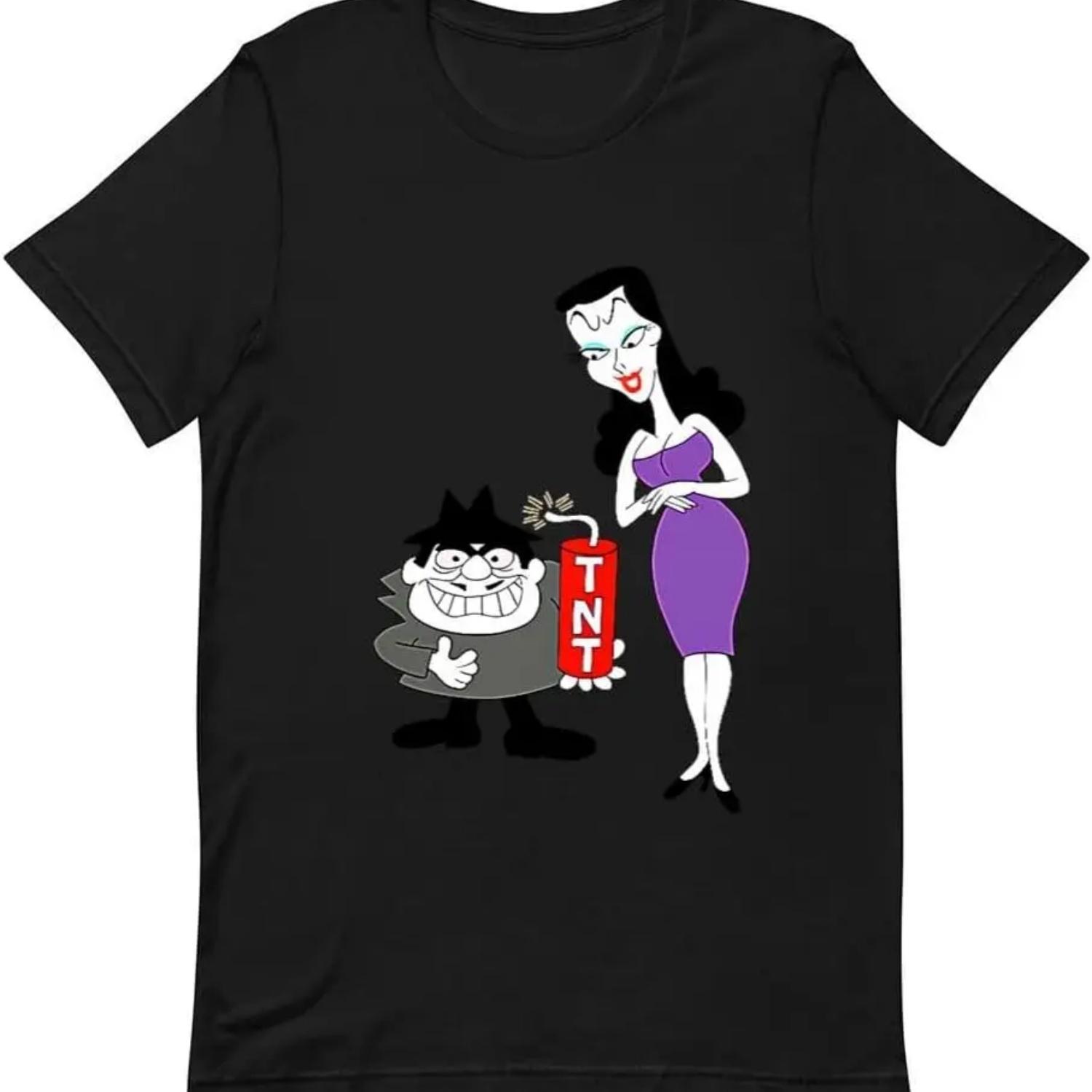 Boris  and Natasha  Funny T-Shirt Black S