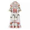 Summer 2024 Women's Floral Print Long Dress