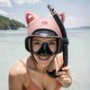 Clear Vision Diving Headband Wetsuit Hood Cat Ears Swimming Headband Outdoor Diving Hat  Beach