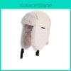 Winter Hat Fleece With Ear Guard For Men And Women Outdoor Windproof Headwear
