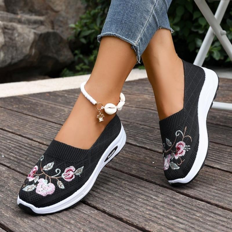 Fashion Spring and Autumn New Women's Sports Shoes Fashionable Breathable  Wear-Resistant Casual Sports Shoes Flat Shoes Loafers