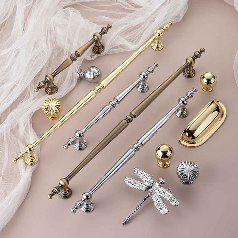 Gold European Modern Kitchen Cabinet Handle