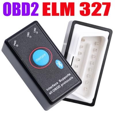 ELM 327 V 1.5 OBD 2 Car Diagnostic ODB2 Adapter Bluetooth-Compatible 5.0 Scanner Auto Tool for Windows XP 7/8 Android Symbian