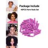 10pcs Perm Rods Set Create Natural Waves & Curls Hair Rollers Perfect For DIY Hairdressing & Styling Hair Tools, Hair Products For Barber Salon
