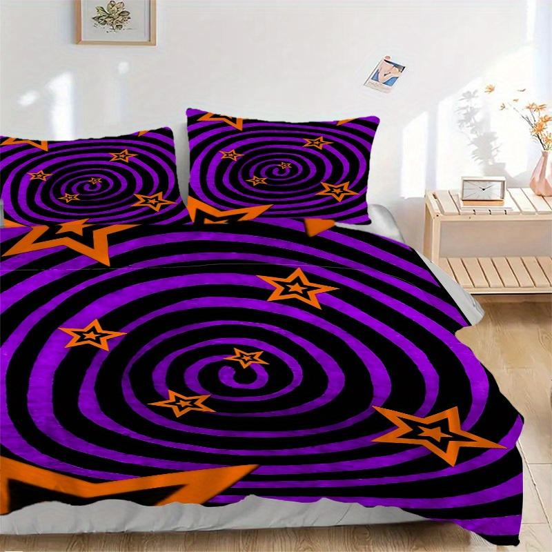 

3 шт. Комплект постельного белья с узором «Звездный взрыв», Дышащий и мягкий, Подходит для всех сезонов, Идеально для домашнего использования, Подходит для декора спальни 21138 135x200cm