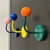 1PC Color Creative Magnetic Hook No Punch Magnetic Hook Kitchen Bathroom Door Refrigerator Strong Traceless Decoration