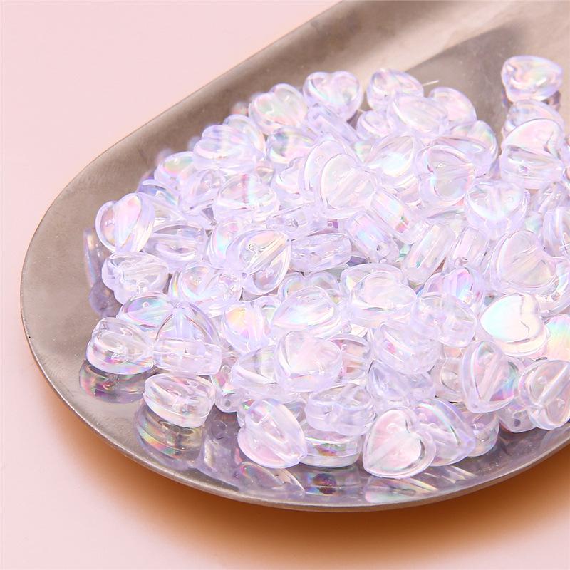 Handmade Beads Acrylic Color-plated Beads Handmade DIY Beaded Earrings Bracelet Cell Phone Chain Accessories Materials Loose Beads Making Accessories