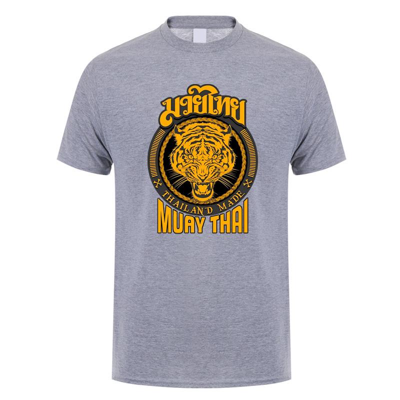 Tiger Sagat Muay Thai Thailand T Shirt Summer Cool Unisex Cotton Short Sleeve Tshirts Gift Unisex Tee Tops DY020