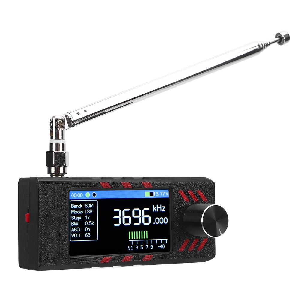 Mini Radio Receiver 1.9 Inch Color Screen Full Band Receiver Support FM AM LSB USB Mode