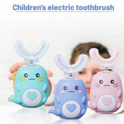 Kids U Shaped Electric Toothbrush Food Grade Silicone Brush Head U-shaped