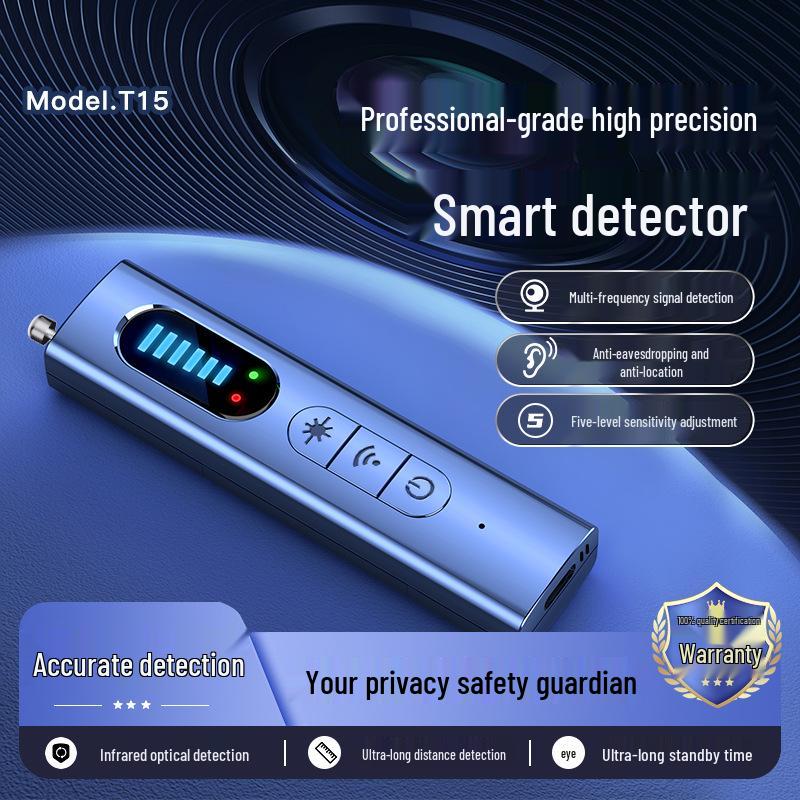 T15 Anti-Spy Camera and GPS Detector with Wireless Signal and Infrared Detection