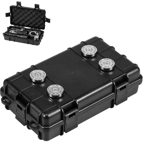 Magnetic Key Box Under Car Vehicles, Hide A Key Magnetic Under Car Key Holder Spare Key Hider, Waterproof Hidden Key Holder Case for Outdoor Travel,