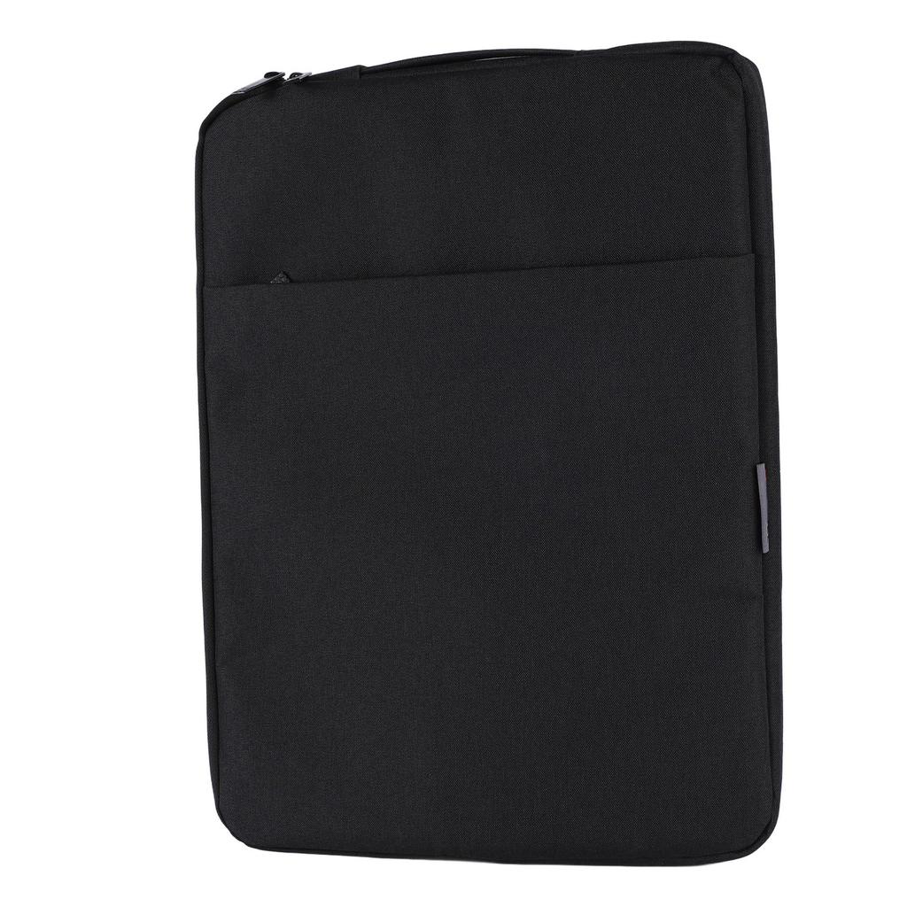 Laptop Case Soft Velvet Front Pocket Elastic Handle Smoothing Zipper Tablet Sleeve for 15 to 16.7