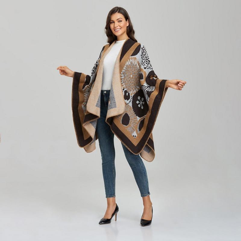 Women S Fashion Warm Scarf Cape For All Seasons