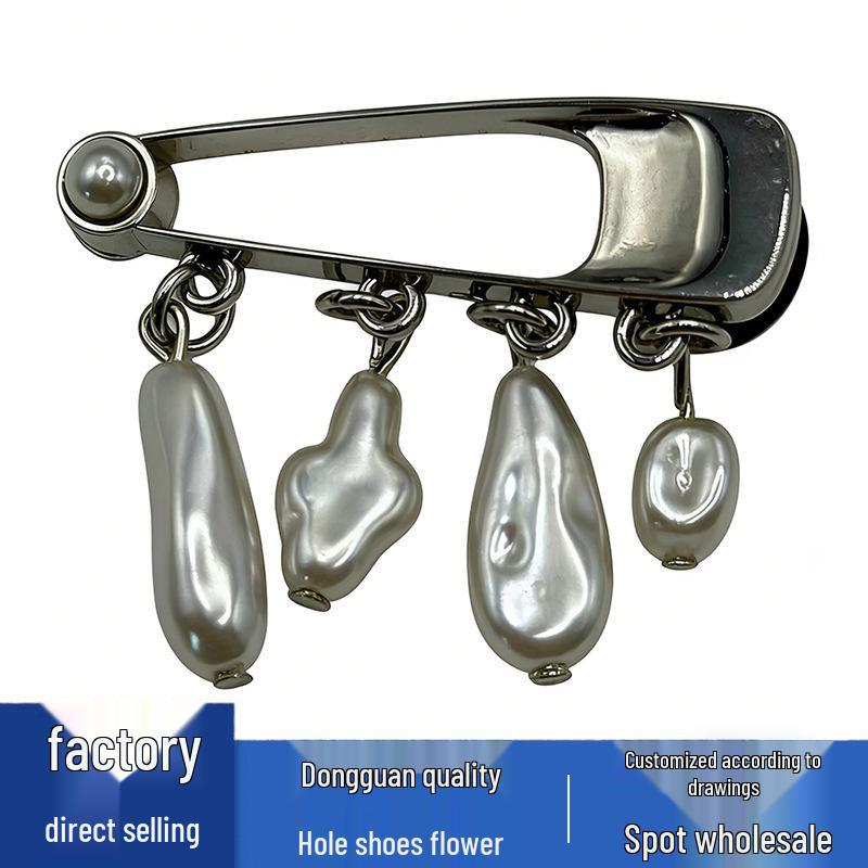 Metal Sweet Flower Buckle Shoe Accessories Series