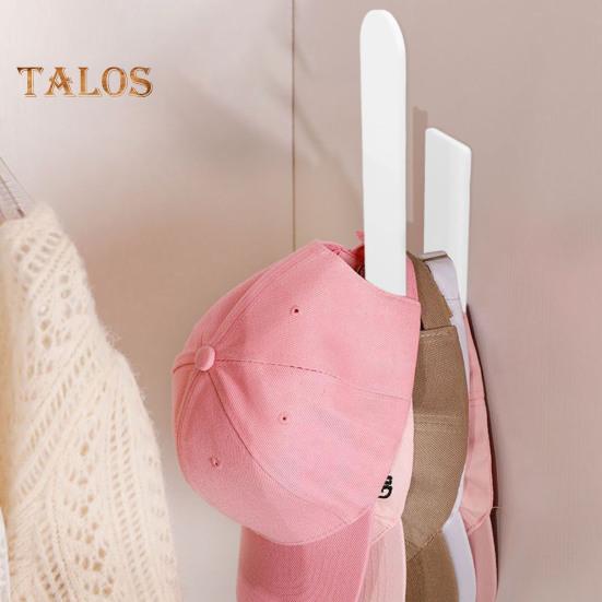 2/4/6/8 Stück Baseballkappenhalter, Wandmontage, Hut-Organizer-Haken, L-förmiges Design, Mehrzweck-Hutständer aus Acryl, einfach zu installieren