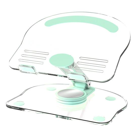 

Clear Acrylic Tablet Stand 360-Degree Rotation Height Adjustable Tablet Holder Universal Foldable Desk Stand Tablet Accessories