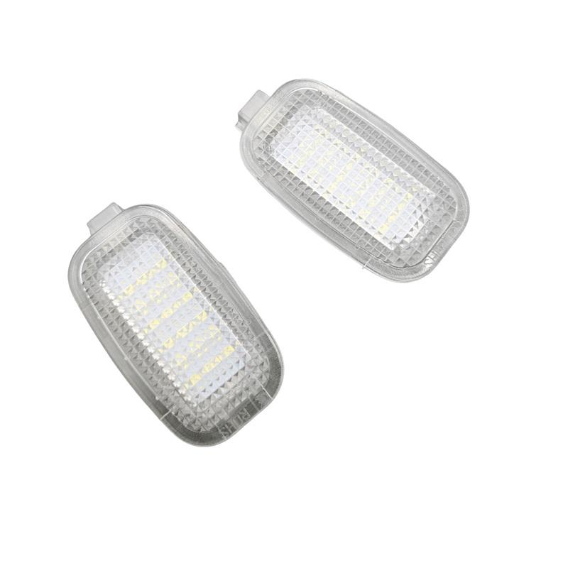 2x LED Courtesy Door Footwell Luggage Trunk Light For Mercedes Benz W204 W216 W212 C207 X204 GLK W221 R230