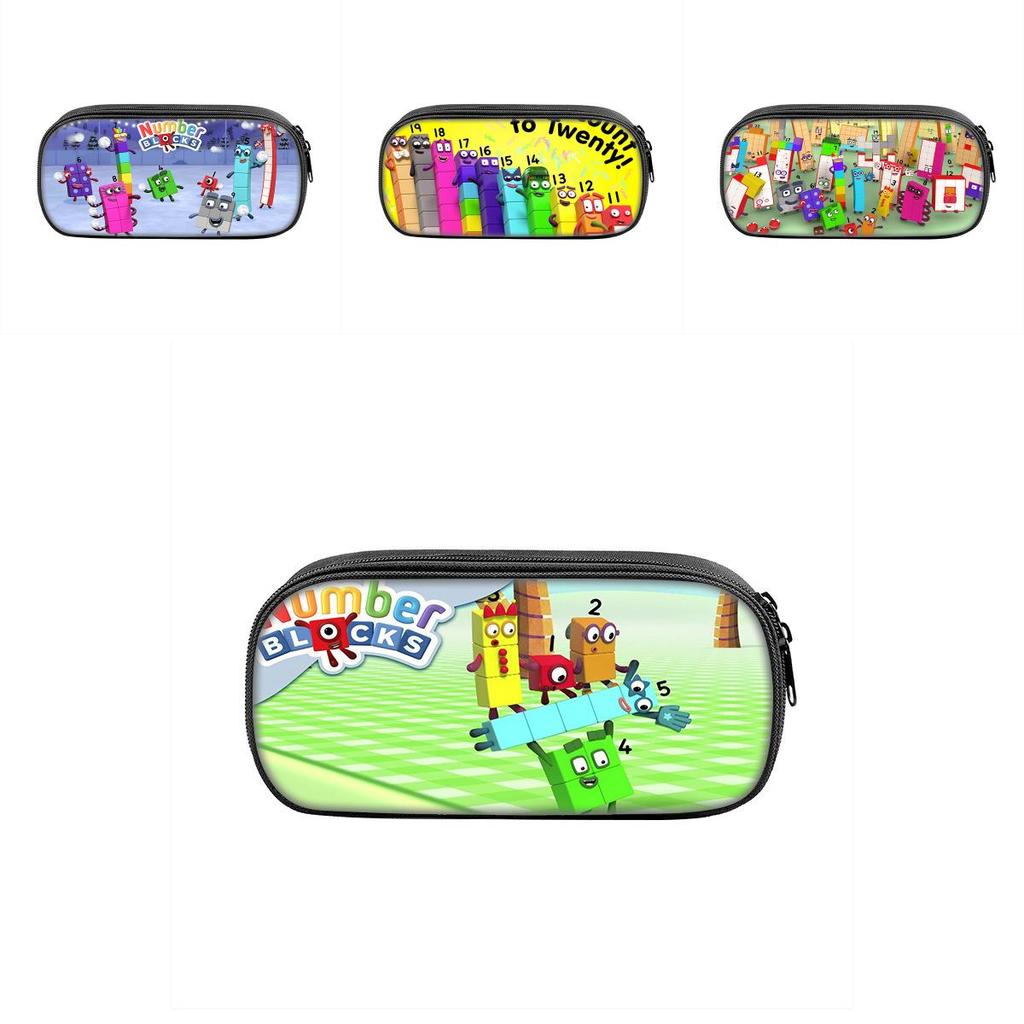Numberblocks Digitaler Block Stiftebeutel Mit Strapazierfähigem Nylonmaterial Für Schule Und Heimgebrauch