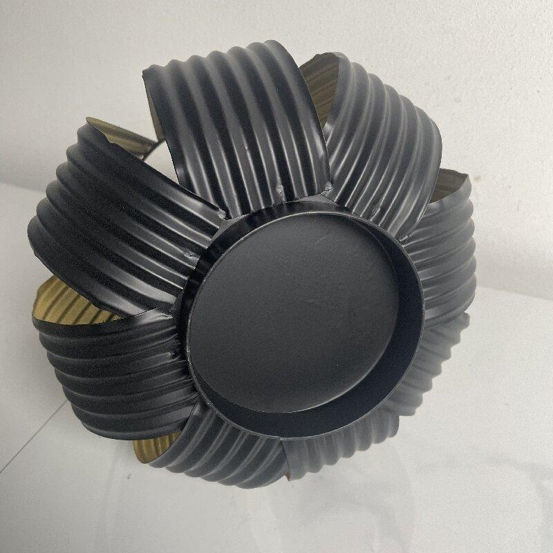 Outdoor Candle Holders for Patio-Black Candle Holder for Table Centerpiece - Farmhouse Decor Fireplace Metal Candle Holders