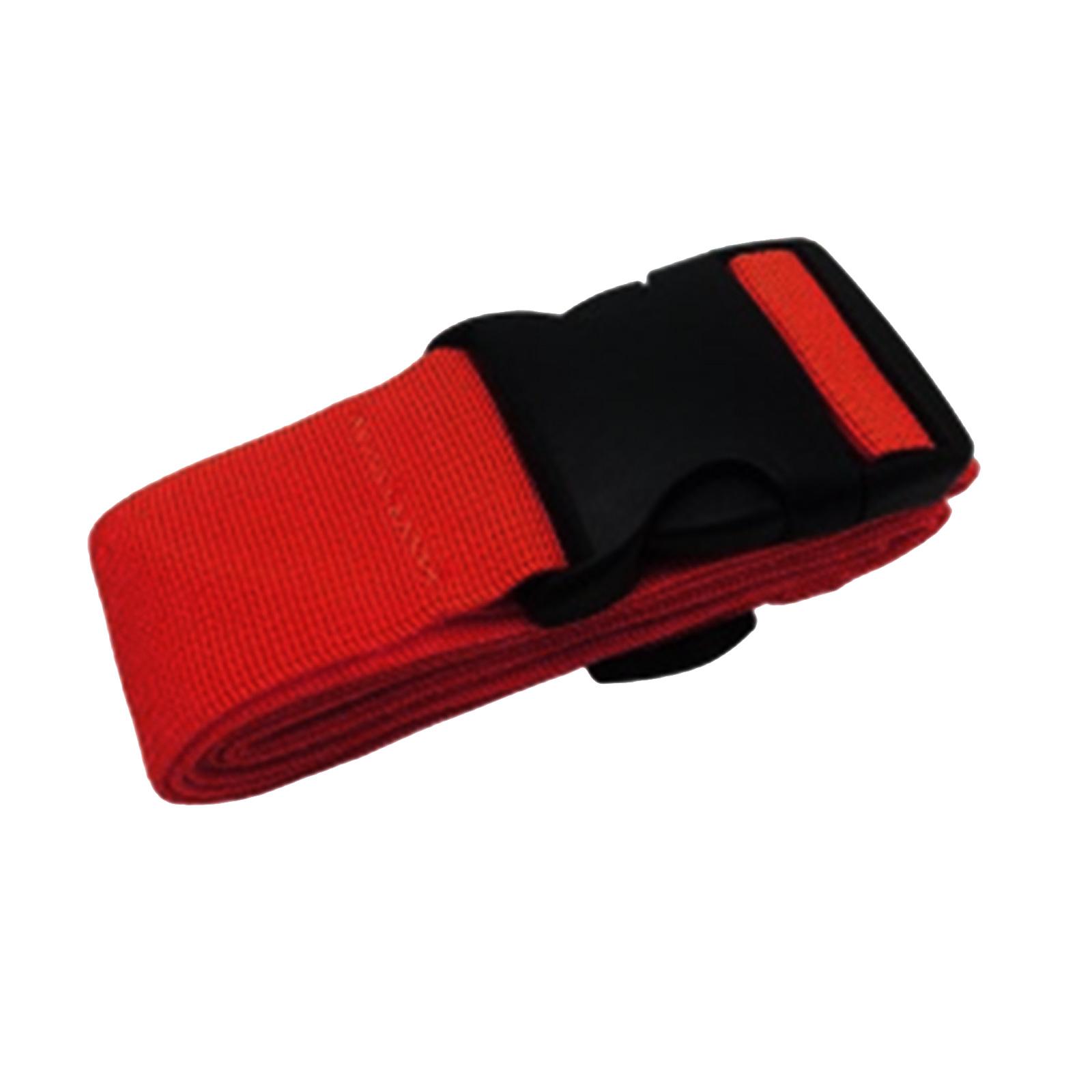 

Ремень для багажа Чемодан Багажный ремень Дорожная сумка Ремень с пряжкой Регулируемый багажный ремень с быстросъемной пластиковой пряжкой 1 красный