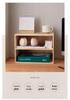 Mehrschichtiges Desktop-Bücherregal zur Aufbewahrung für Zuhause, Schlafzimmer oder Studenten