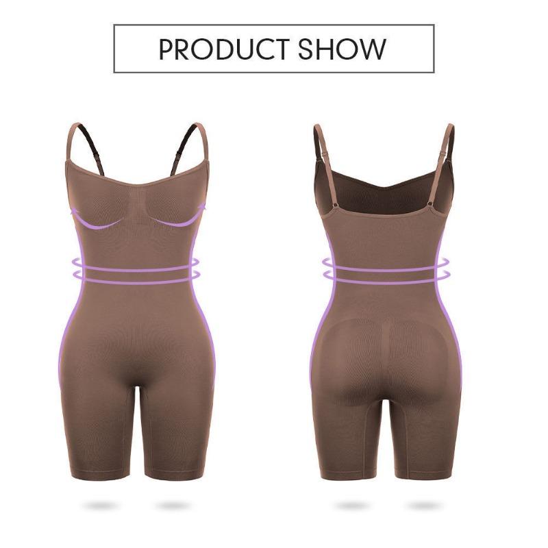 Women's Shaping Bodysuit: One-Piece Tummy-Control Shaper with Arm Support, Waist Cincher and Bust Support, All-in-One Undergarment