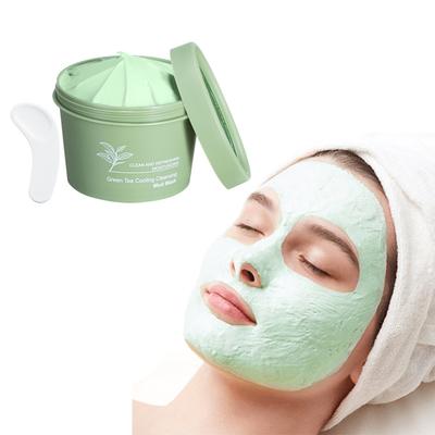 Green Tea Cooling Cleansing Mud Mask Clean and Refershing Moisturizing Mask