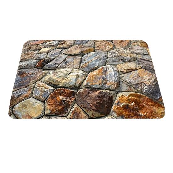 Floor Mat 3D Optical Illusion Design Floor Rug with Anti-Slip Dots Artistic Cave Design Decorative Accent Carpet Home Decor