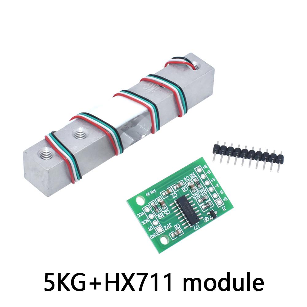 1pcs Digital Load Cell Weight Sensor 1KG 5KG 10KG 20KG Portable Electronic Kitchen Scale + HX711 Weighing Sensors Ad Module