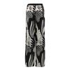Sexy Hot Girl Style Tube Top Backless + Fashion Print Straight Pant Suit Women