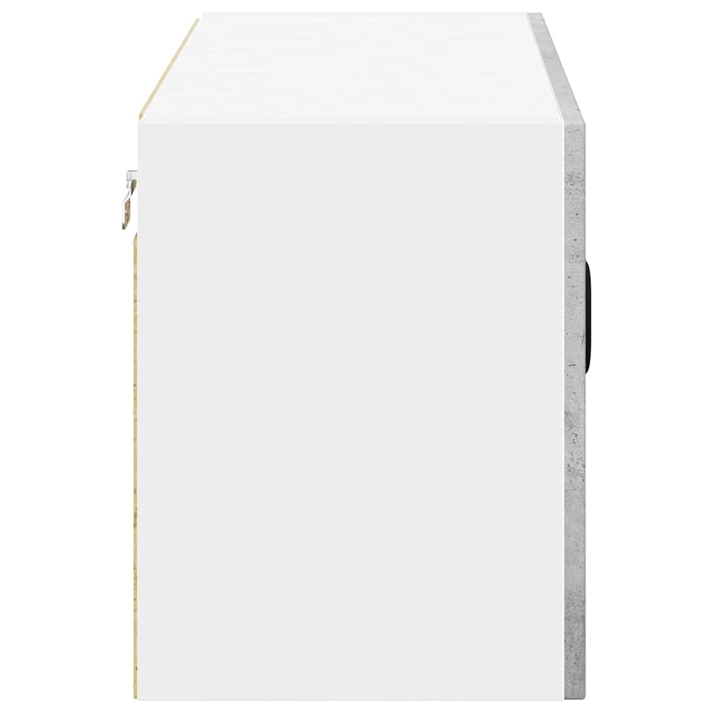Wall Cabinet LUCCA Concrete Grey 80 x 31 x 40 cm Particleboard