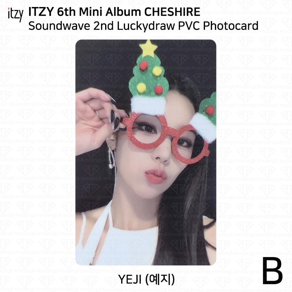 ITZY 6th Mini Album Cheshire Soundwave 2nd Lucky Draw Photocard Benefit Ver.