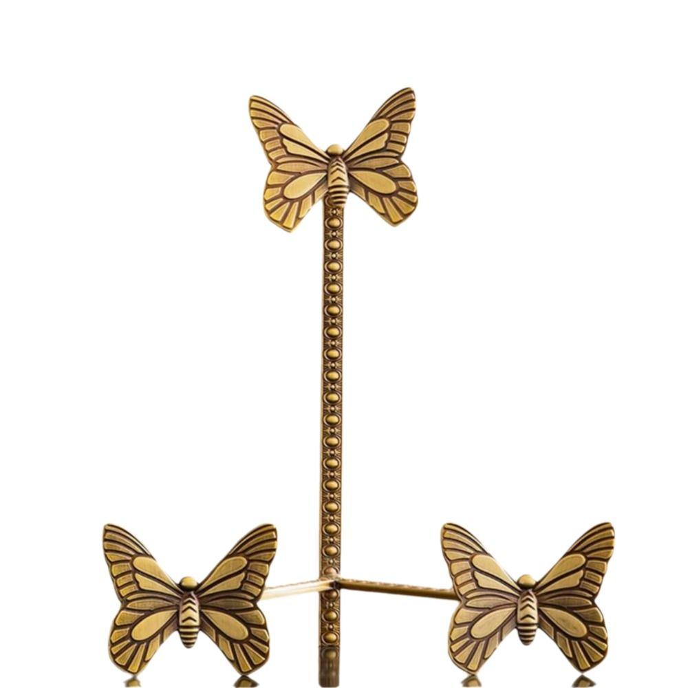 Vintage Design Gold Decorative Easel Butterfly-shaped Display Rack  Living Room Decor