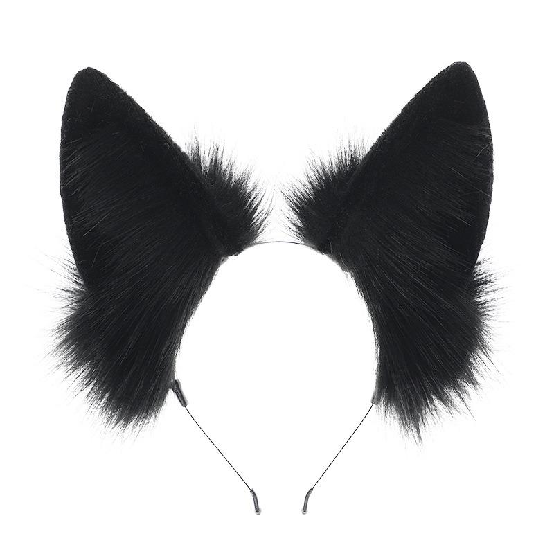 Simulation animal ear headgear Comic-Cute Girl Accessories Cosplay Props Fox Ears Hair Accessories Fox Ears Headband