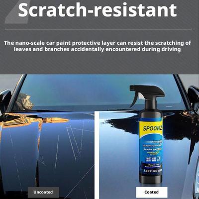 Autobeschichtungs-Spray Schnell wirkendes Beschichtungsmittel Schnell Auto Wachsen Kratzer Polieren Wasserloses Waschöl Film-Emulsion Glasreiniger