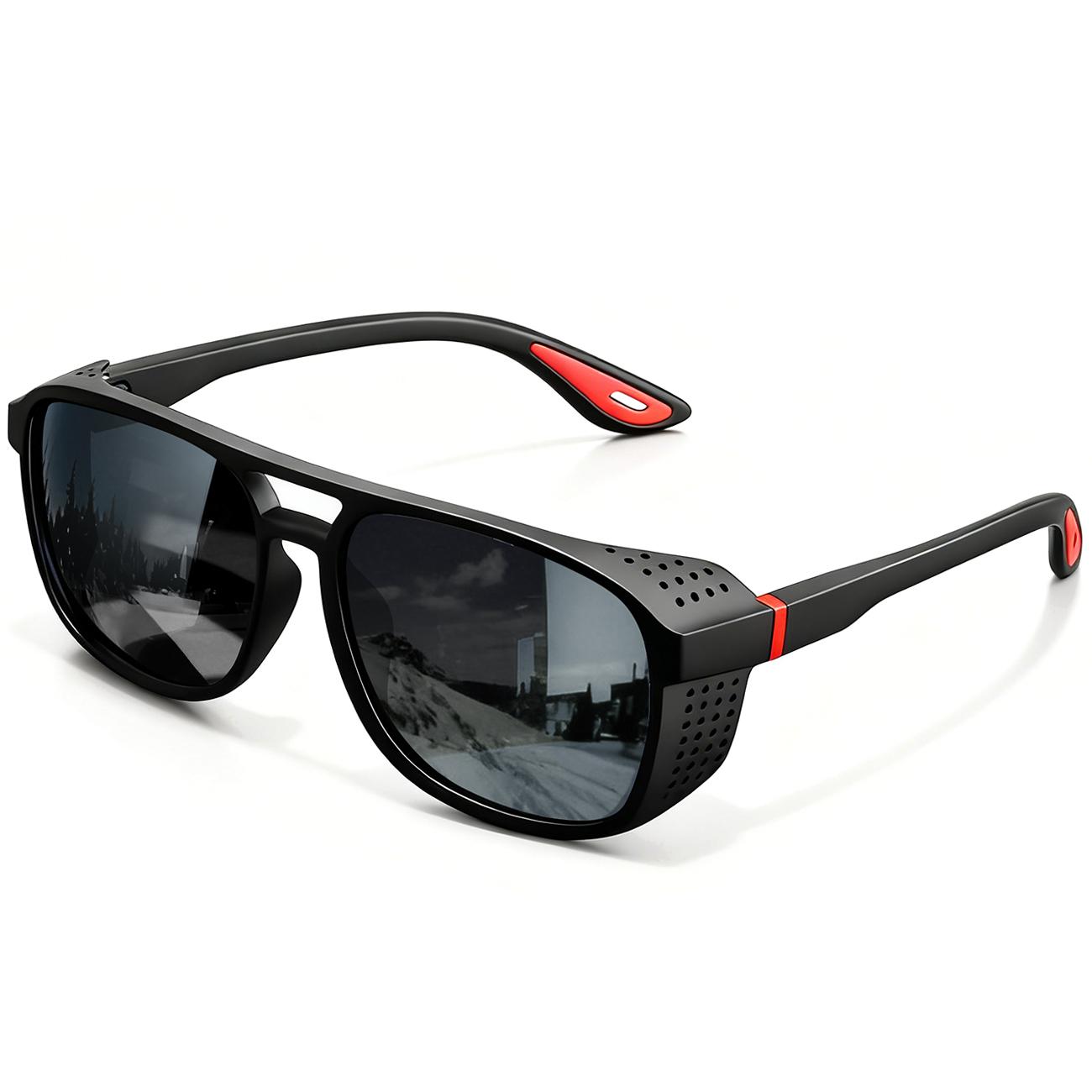 

New Punk Polarized Sports Sunglasses Windproof UV400 Lightweight for Cycling Running Driving Outdoor Activities