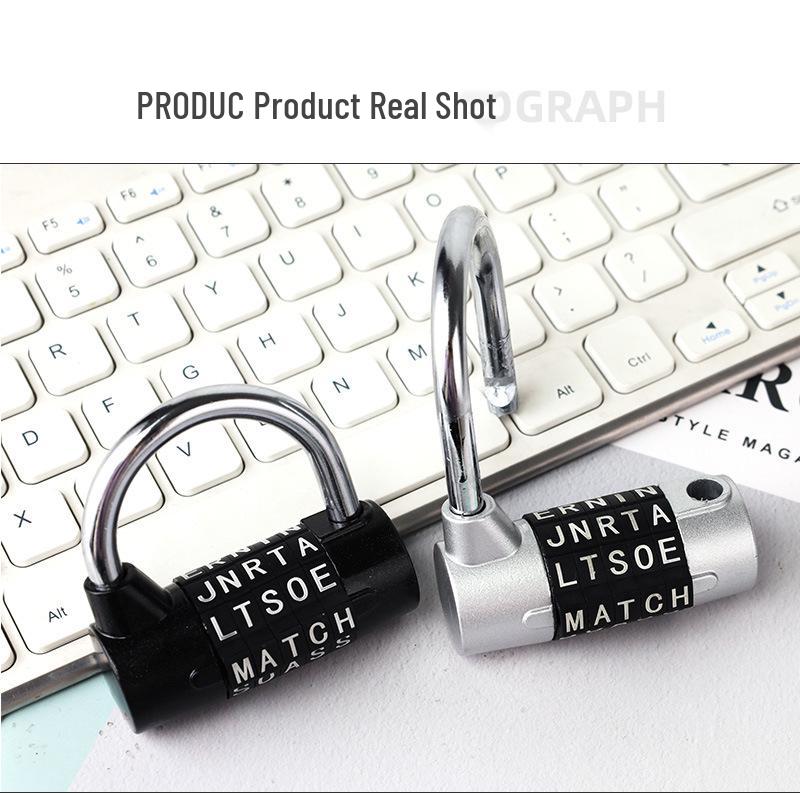 Heavy-Duty 5-Dial Gym Locker and Toolbox Combo Lock with Anti-Theft Window