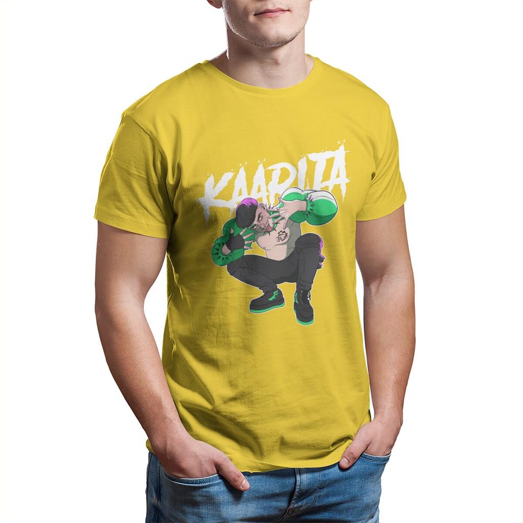 Kaarija Eurovision Cha Cha Cha Men's T Shirt  Leisure Tee Shirt Short Sleeve Crew Neck T-Shirt Cotton Classic Clothes