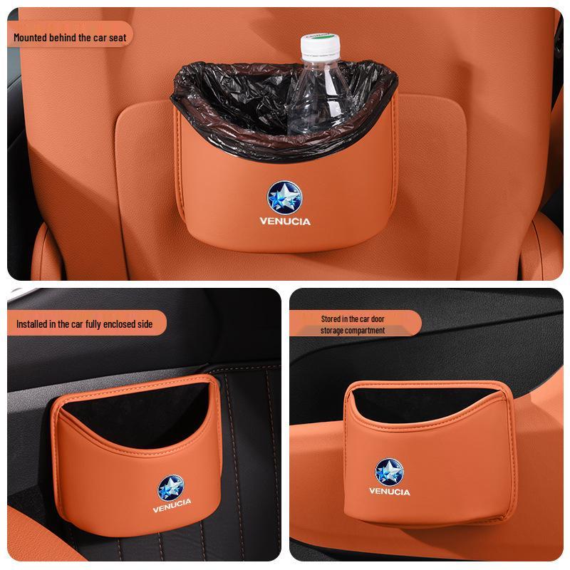 Venucia D60/D60EV/T60/T90/e30 Multi-Function Car Trash Can & Rear Seat Organizer