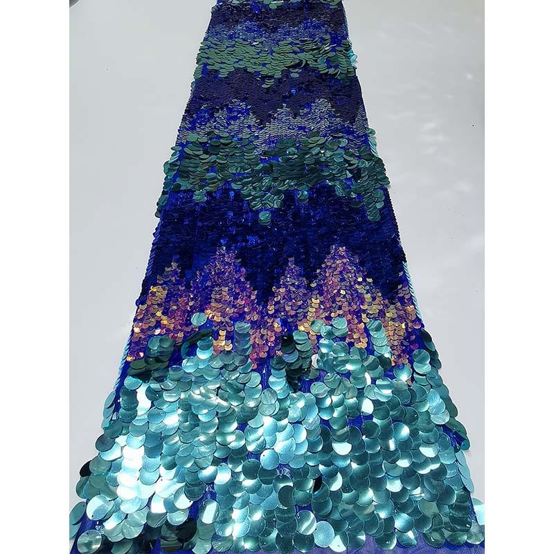 

Length: 1Yard Colorful Size Sequin Embroidery Glitter Fabric DIY Sewing Pants Skirts Camisoles Mesh Sequin FabricWide:125CM 1Yard